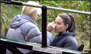 Film star Angelina Jolie