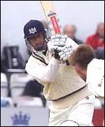 Spearman collects four through mid-off.