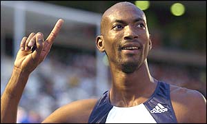 Michael Blackwood runs a new personal best in the 400m