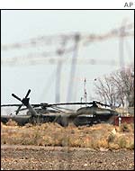 US military helicopters in Djibouti 