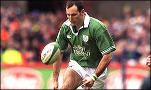 Girvan Dempsey scored his eighth try for his country