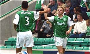 Hibs won their first home game of the season