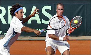 James Blake (left) and Todd Martin