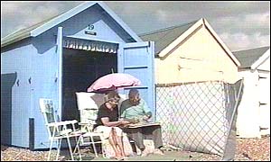 Beach hut