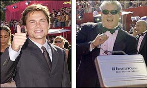 Rob Lowe and Andy Sale of Ernst and Young