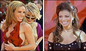 Melissa and Joan Rivers and Paula Abdul