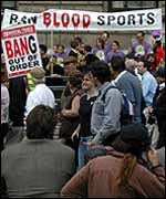 Countryside marchers