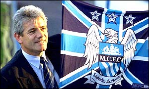 Manchester City manager Kevin Keegan