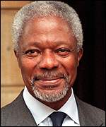 Kofi Annan, UN secretary general