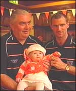 Young and old greeted the Armagh heroes