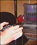 Remote control and monitoring station for robot