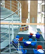Staircase at NCSL, Nottingham