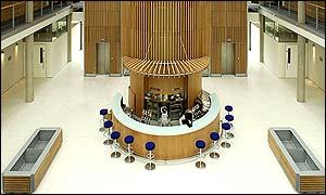 The atrium in the �28m college building