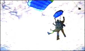 Vicar skydiving for charity
