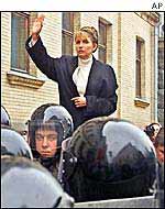 Opposition leader Yulia Tymoshenko