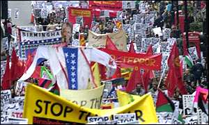 anti war campaigners