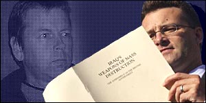 A man reads the dossier shortly after its release