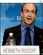 IMF research director Kenneth Rogoff