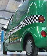 The prototype developed by MDI cars