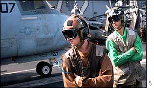 US forces are on exercise in the Arabian Sea