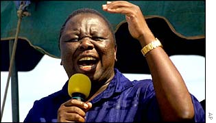 MDC leader Morgan Tsvangirai
