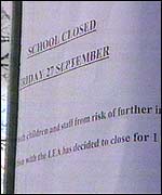 School closure notice