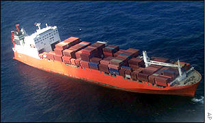 The Norwegian cargo ship, the Tampa