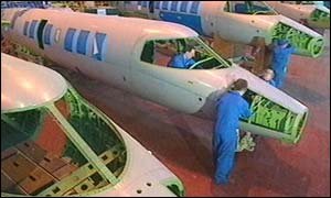 Demand has slumped for corporate jets Shorts is working on 