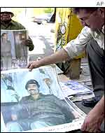 Saddam posters