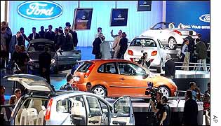 Ford stand at Paris Motor Show