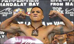 Former light middleweight champion Fernando Vargas