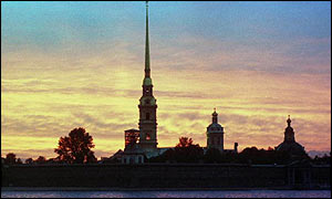 St Petersburg skyline