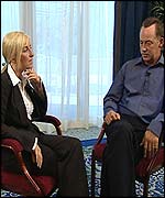 Fiona Phillips and Michael Barrymore