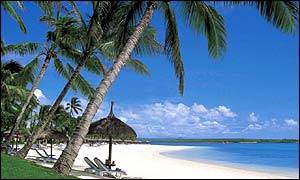 Beach in Mauritius
