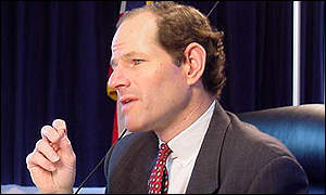 New York attorney general Eliot Spitzer