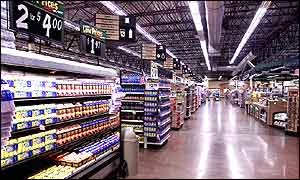 Inside a Wal-Mart store 