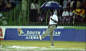 Monsoon rain put paid to the final