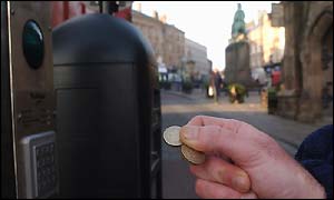 Durham city centre's new toll scheme payment machine