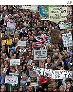 The countryside march in London