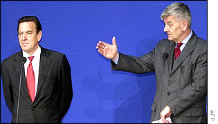 Leaders of the German SPD and Green parties