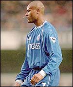 Chelsea defender Winston Bogarde