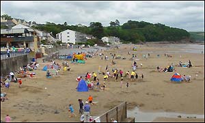 Saundersfoot beach