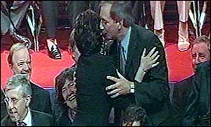 Cherie Blair and Defence Secretary Geoff Hoon