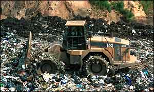 A landfill site in Britain