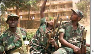 The Rwandans said they were in DR Congo to fight Hutu rebels.