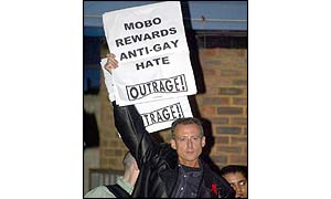 Peter Tatchell of gay rights group OutRage! 