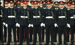 Sandhurst Academy parade