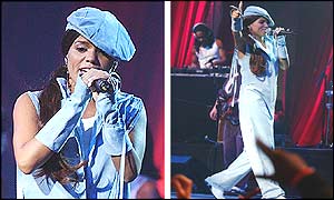 Ms Dynamite in action