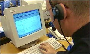 Call centre worker