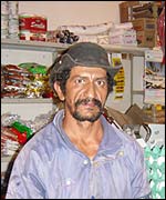 Shopkeeper Augusto Silva